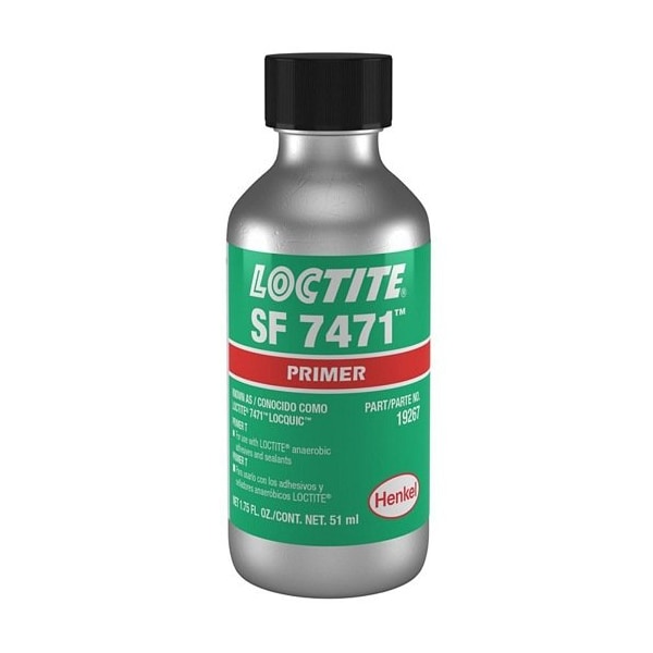 Henkel Primer Threadlocker, Speeds Cure of Anaerobic Adhesives, Bottle, 1.75 Oz SF 7471 1.75OZ IDH 135285 - main